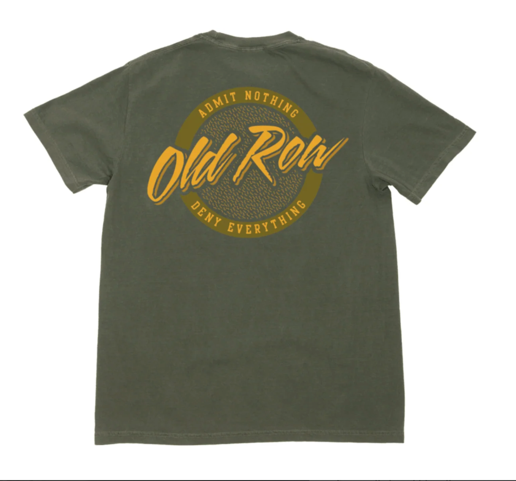 Old Row Unisex Circle Short Sleeve Pocket Crew Neck Tee