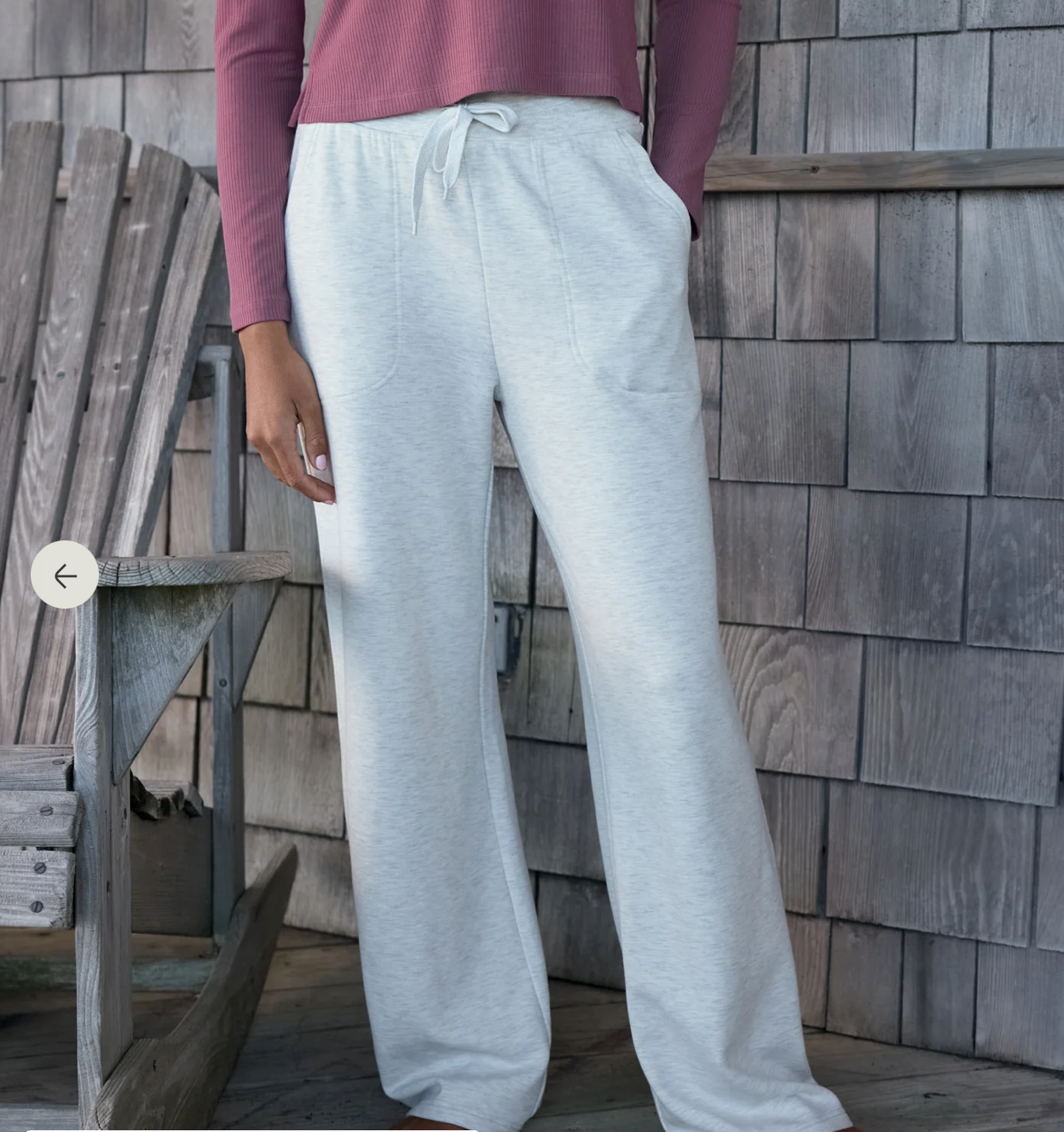 Free Fly Women's Bamboo Lightweight Fleece Wide Leg Pant