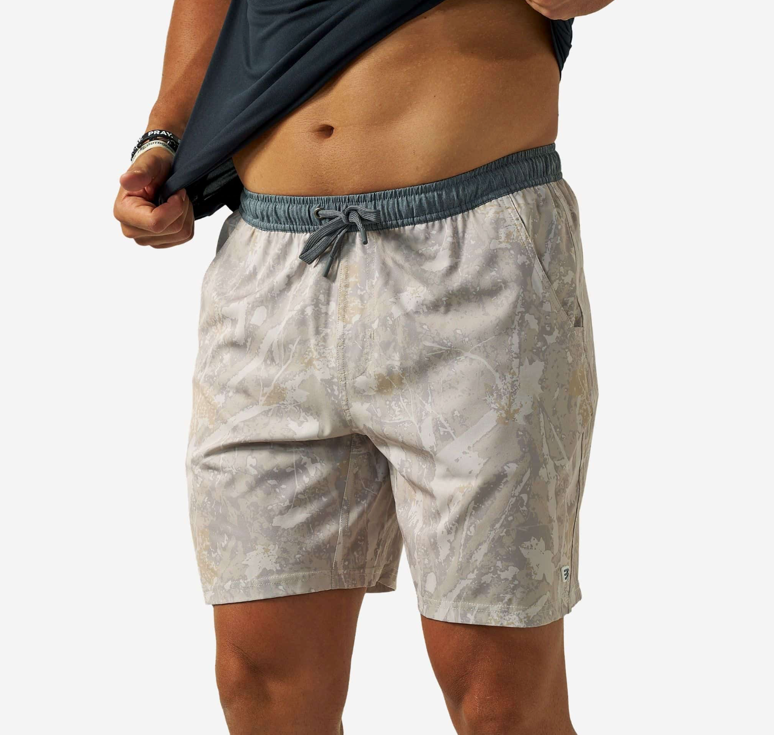 Burlebo Men Activewear Athletic Shorts 7"