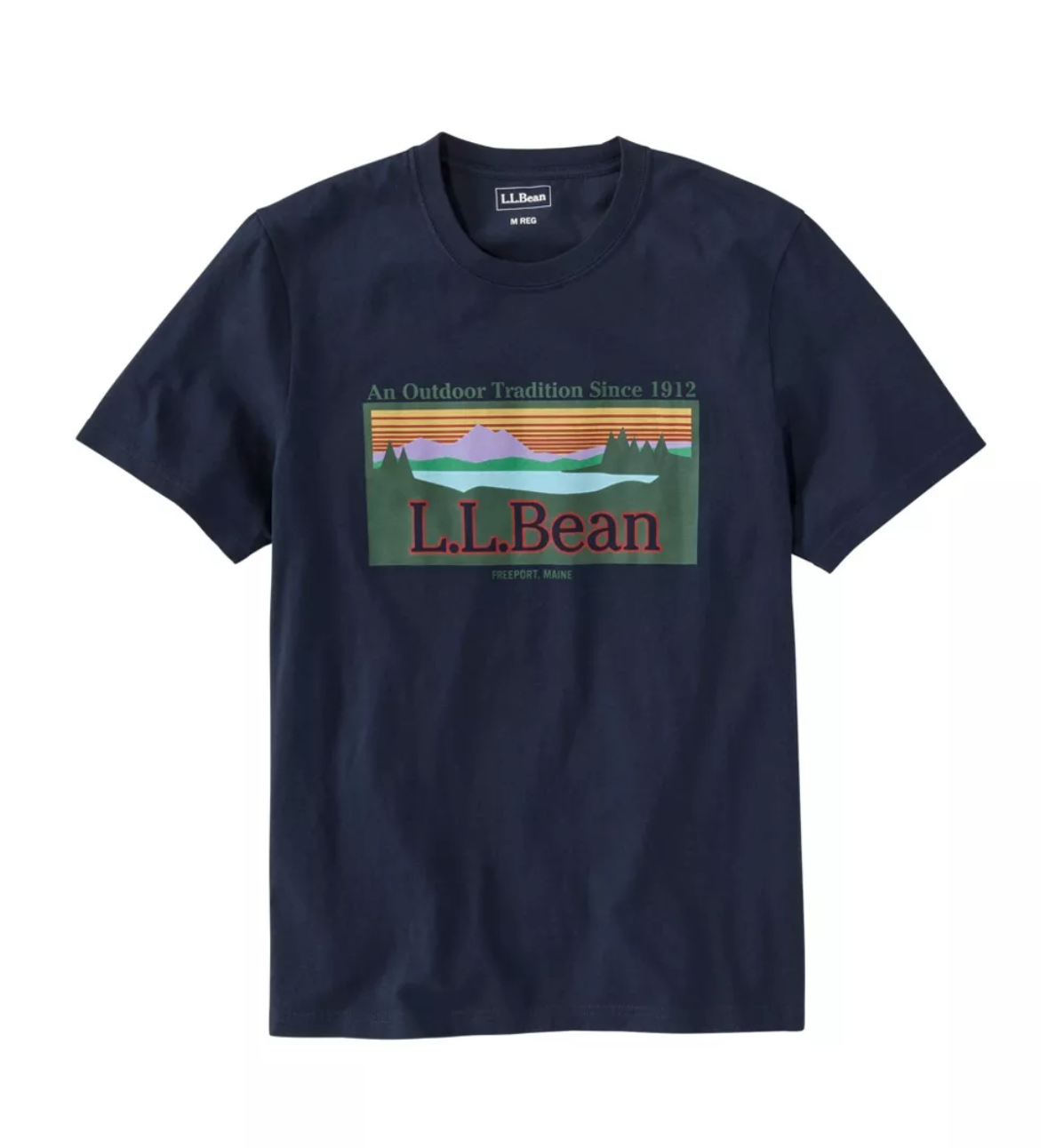 LL Bean Men's Mountain Classic Tee, Short-Sleeve
