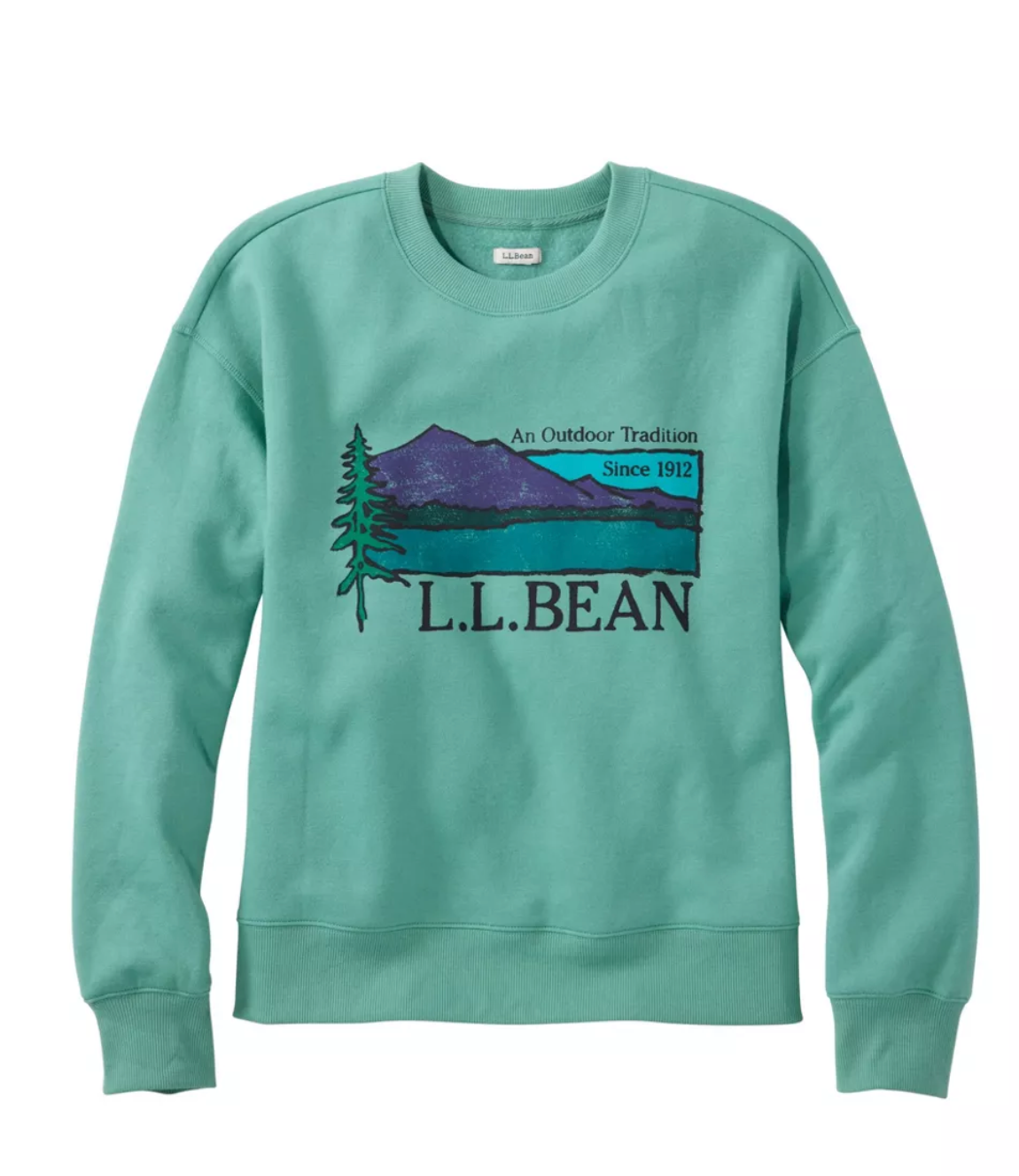 Women's Mountain Classic Sweatshirt, Crewneck Logo
