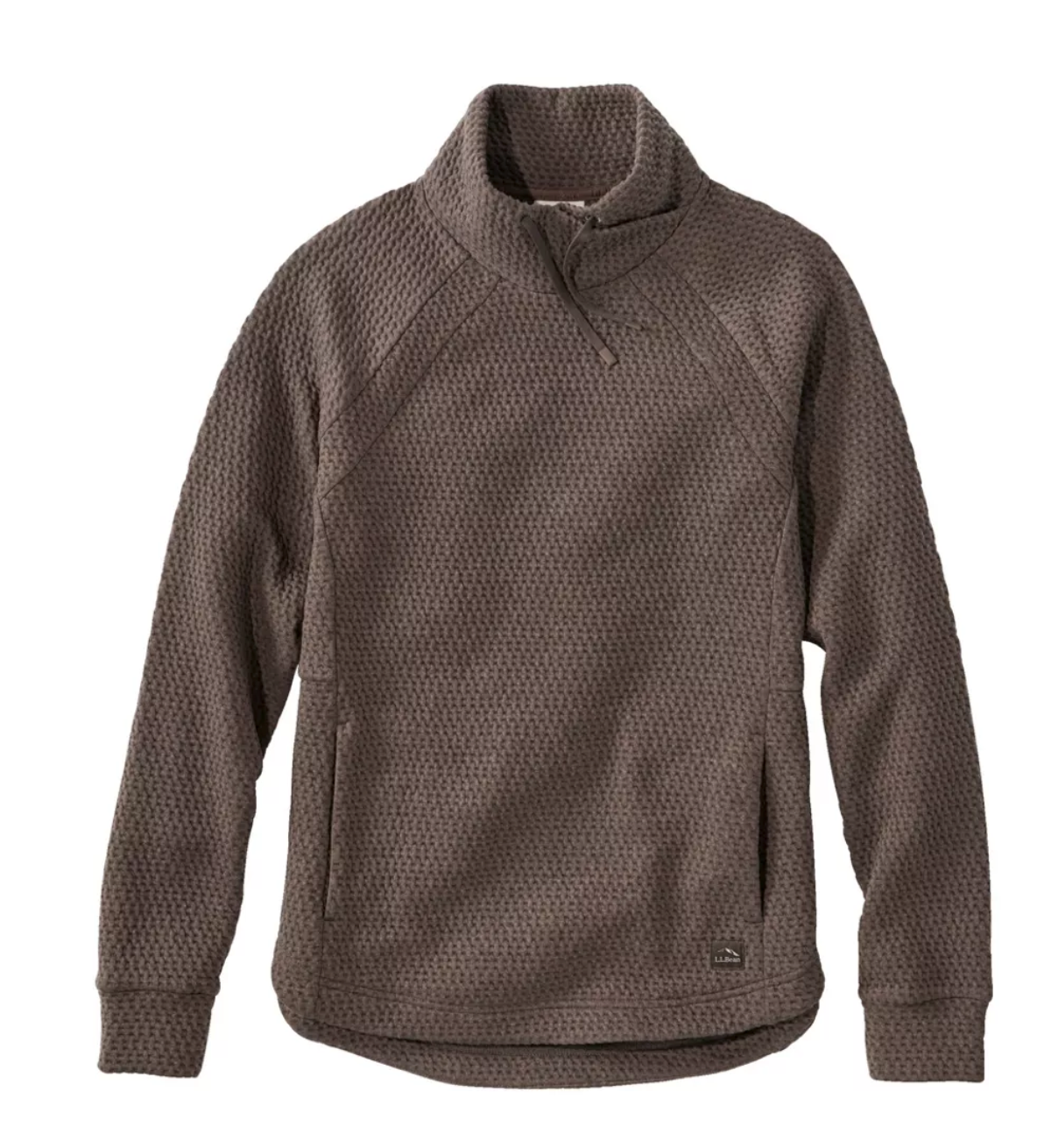 LL Bean Women's Ridgeknit Crossneck Pullover