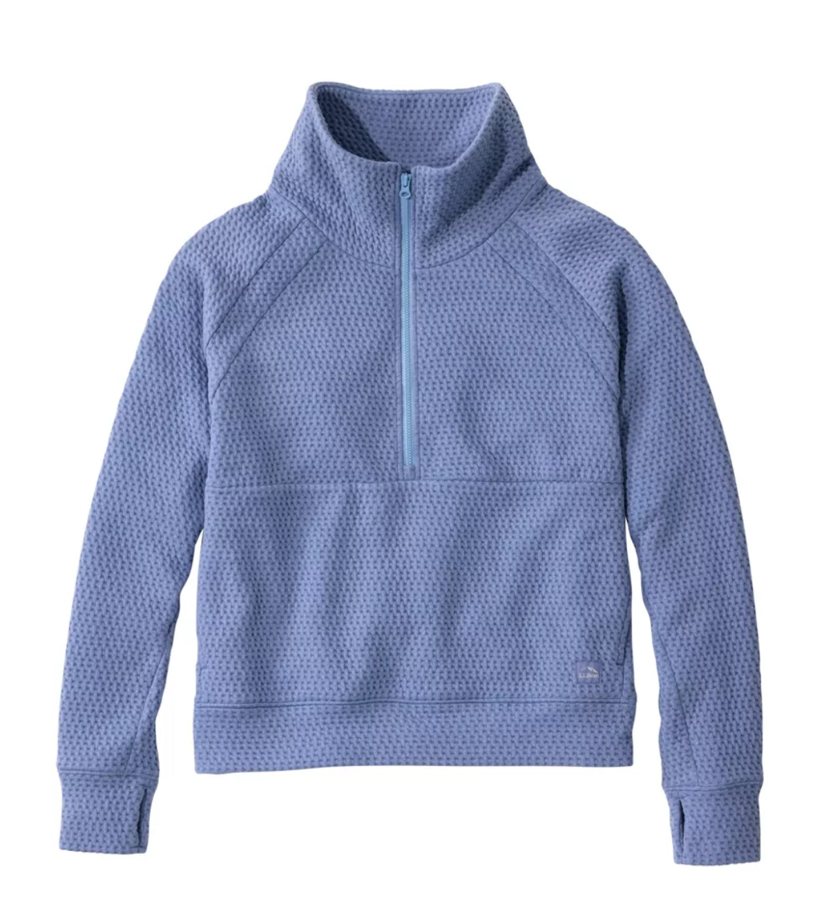 LL Bean Women's Ridgeknit Half-Zip Pullover, Oversized