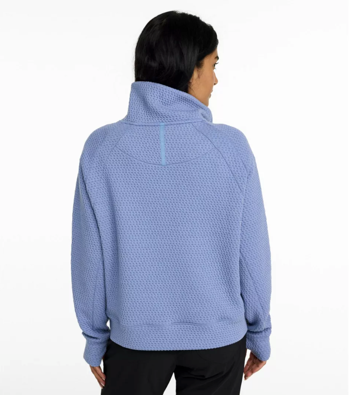 LL Bean Women's Ridgeknit Half-Zip Pullover, Oversized