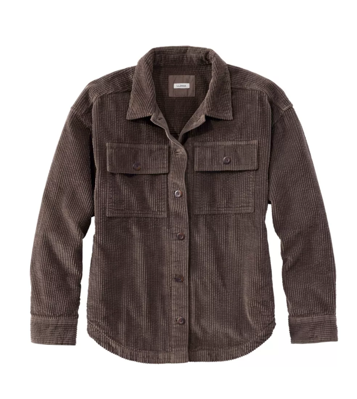 LL Bean Women's Comfort Corduroy Big Shirt