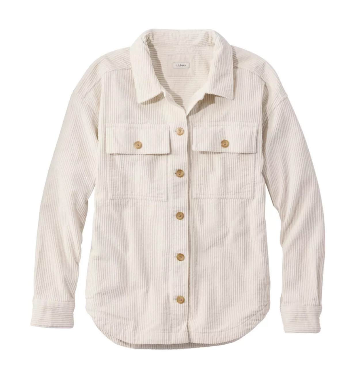 LL Bean Women's Comfort Corduroy Big Shirt