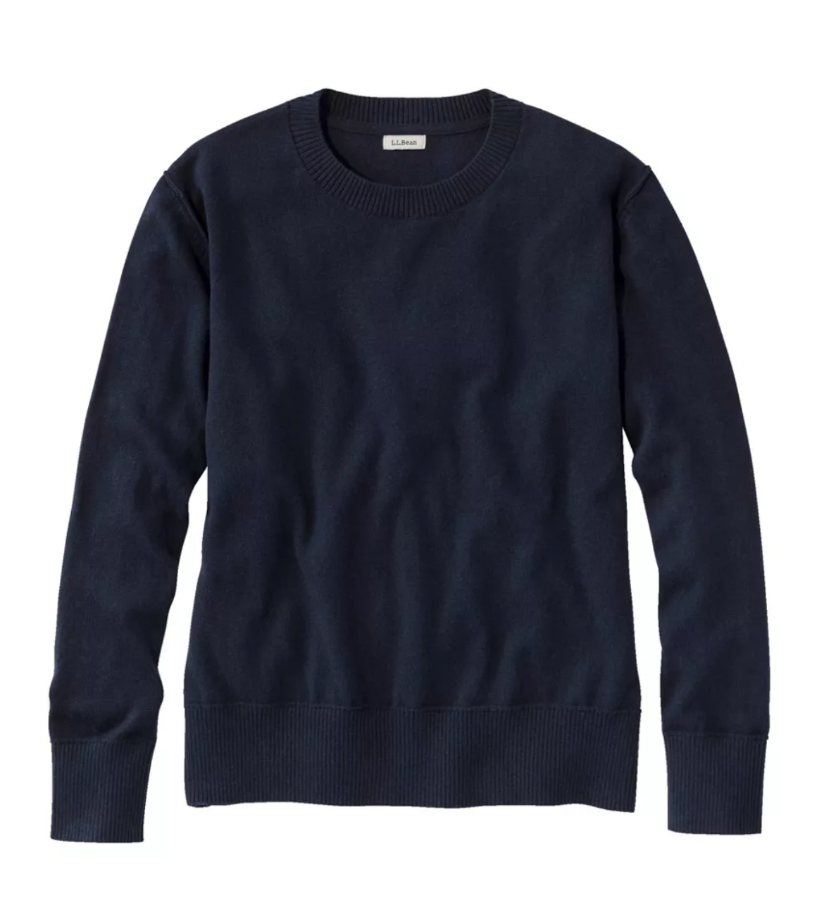 LL Bean Women's Cotton/Cashmere Sweater, Crewneck