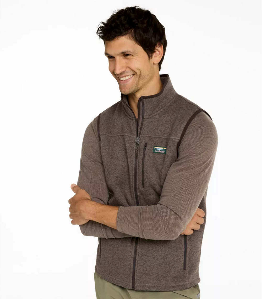 LL Bean Men's Bean's Sweater Fleece Vest