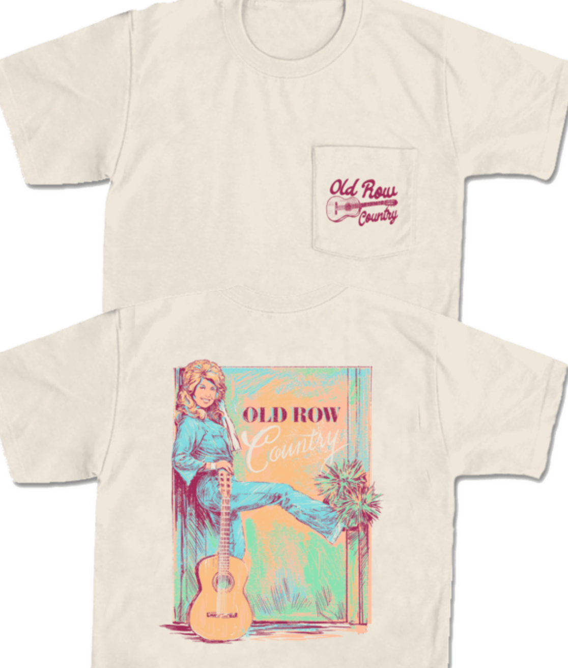 Old Row The Queen of Country Pocket Tee