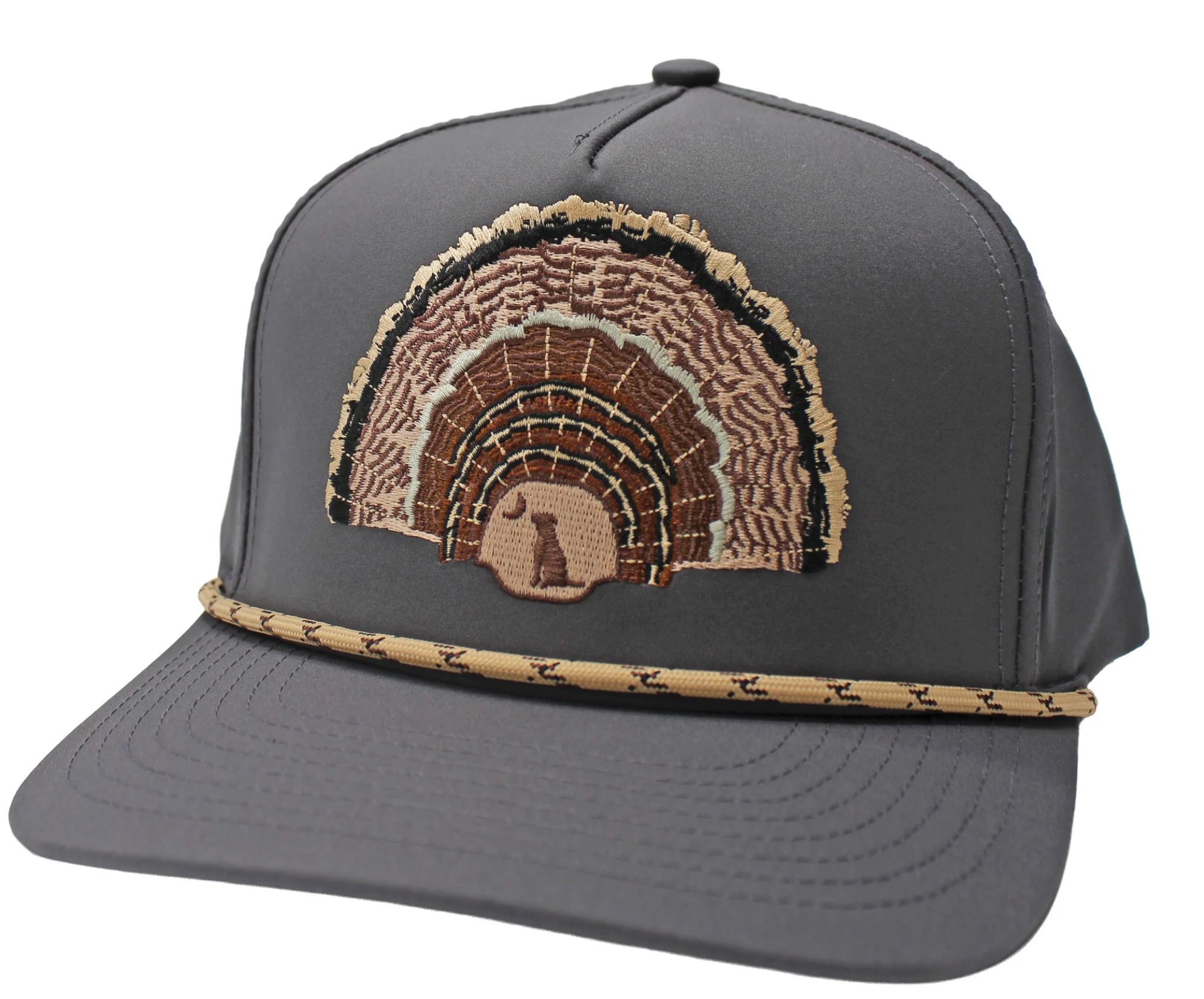 Local Boy Turkey Mount High Crown Rope Hat