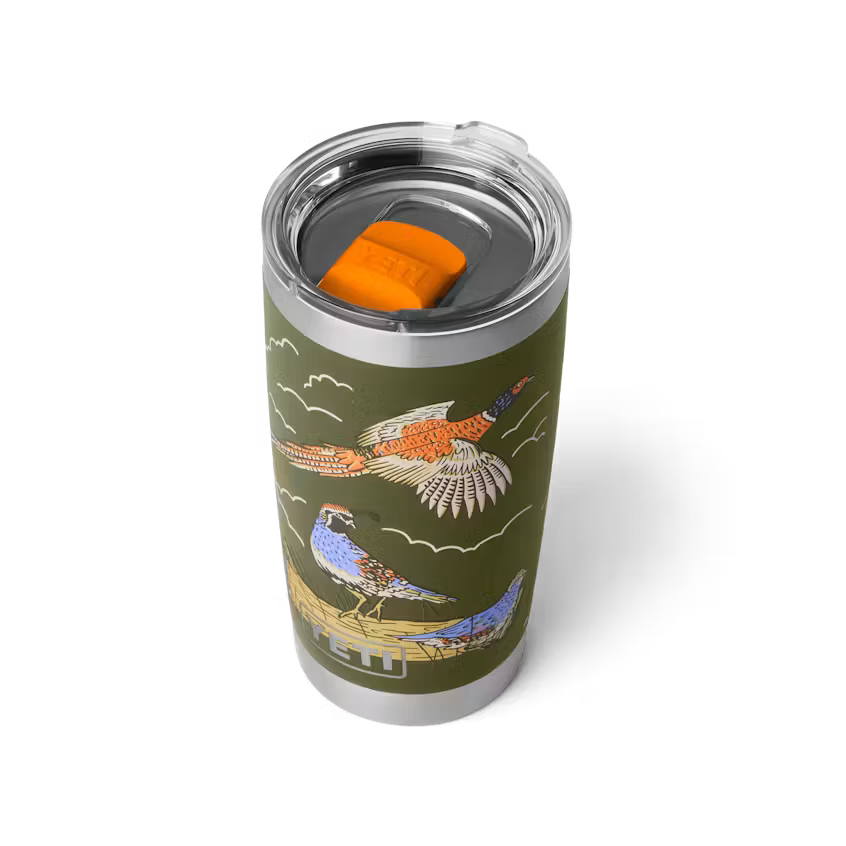Yeti Drinkware Rambler 20oz Camo Tumbler Double Vacuum Insulated
