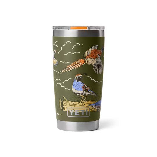 Yeti Drinkware Rambler 20oz Camo Tumbler Double Vacuum Insulated