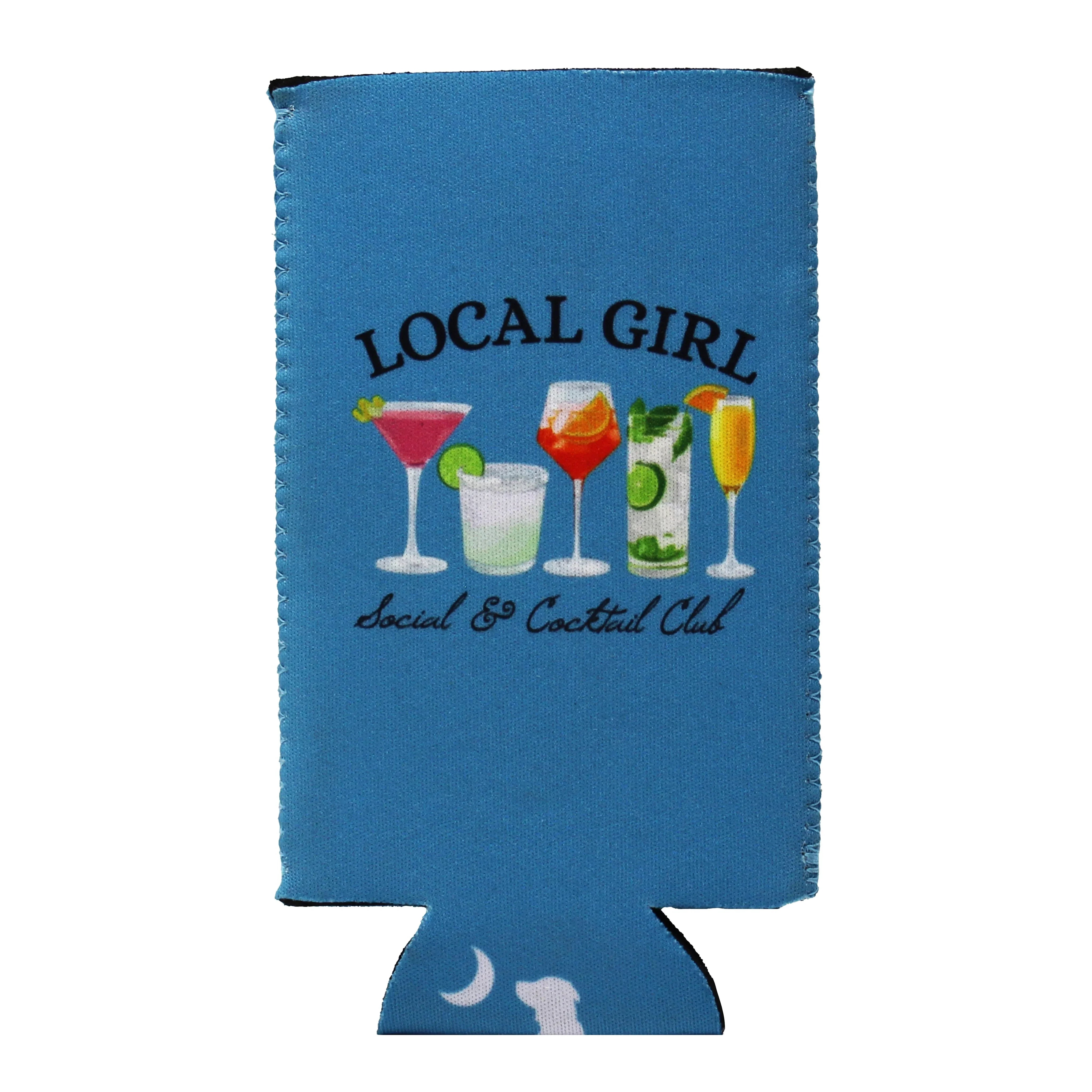 Local Girl Slim Koozie- Social & Cocktail