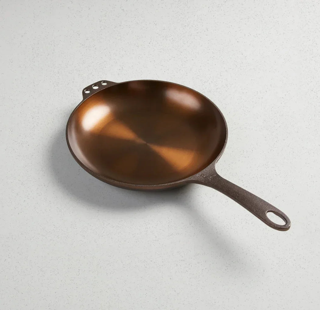 Smithey Ironware Chef Skillet No. 10 Cookware Frying Pan- Bronze