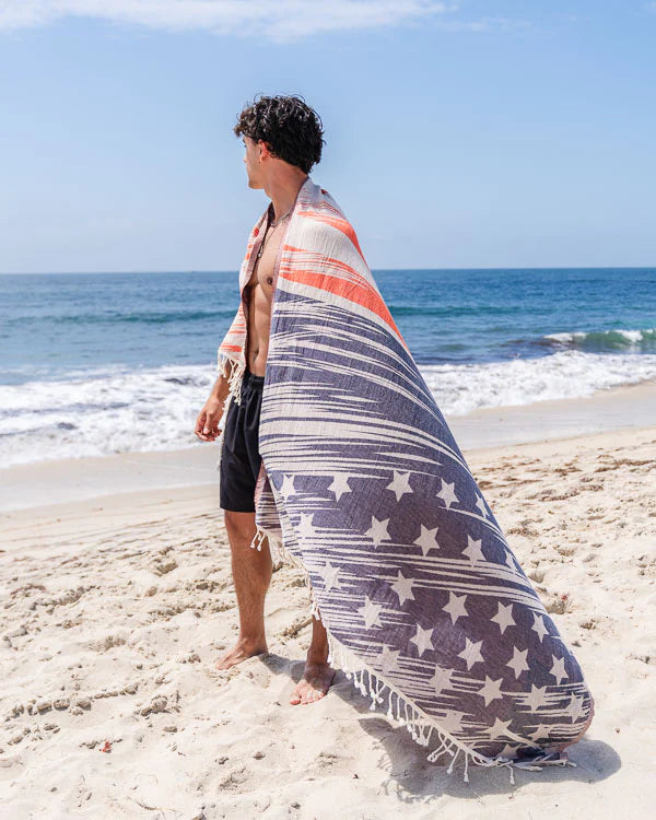 Sand Cloud Vintage Flag - With Zipper Pocket