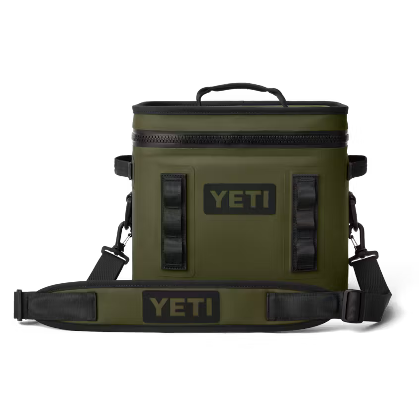Yeti Hopper Flip 12 Outdoor Camp Hard Cooler with Handle-Green