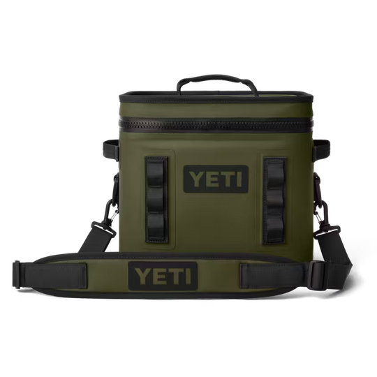 Yeti Hopper Flip 12 Outdoor Camp Hard Cooler with Handle-Green