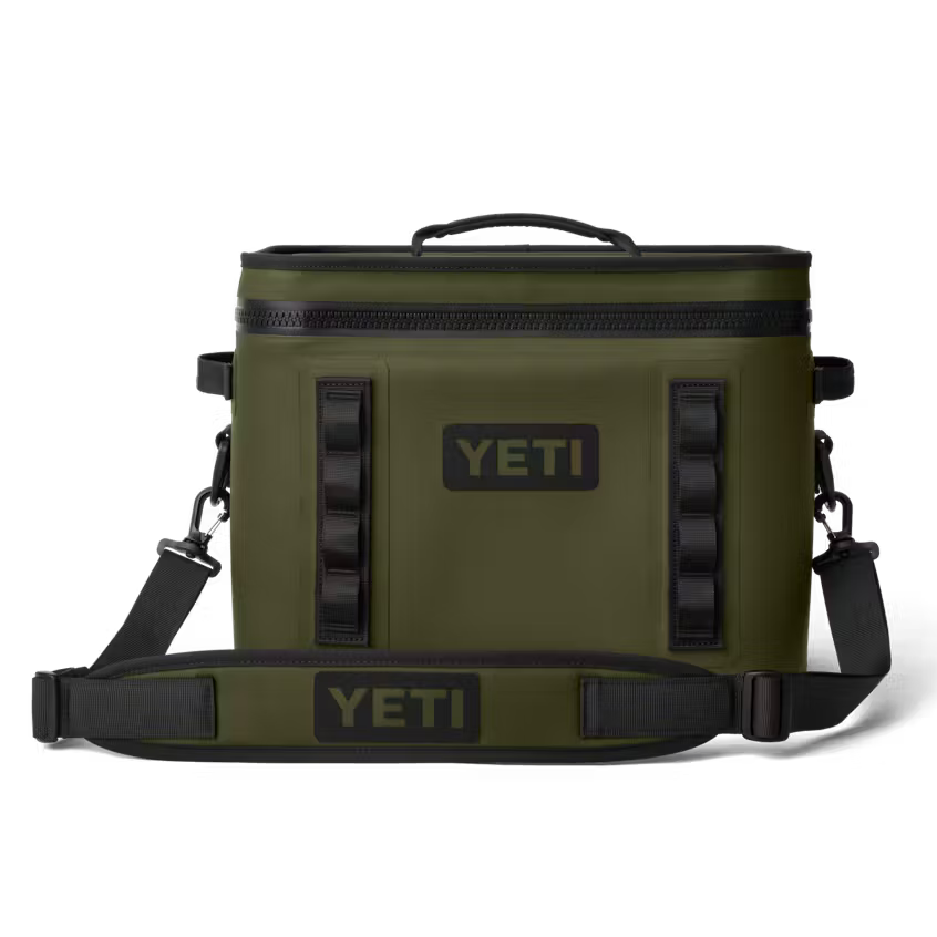 Yeti Hopper Flip 18 Outdoor Camp Hard Cooler with Handle-Green