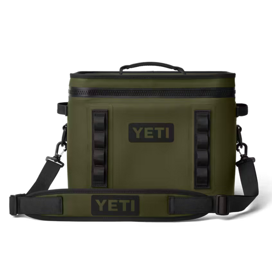 Yeti Hopper Flip 18 Outdoor Camp Hard Cooler with Handle-Green