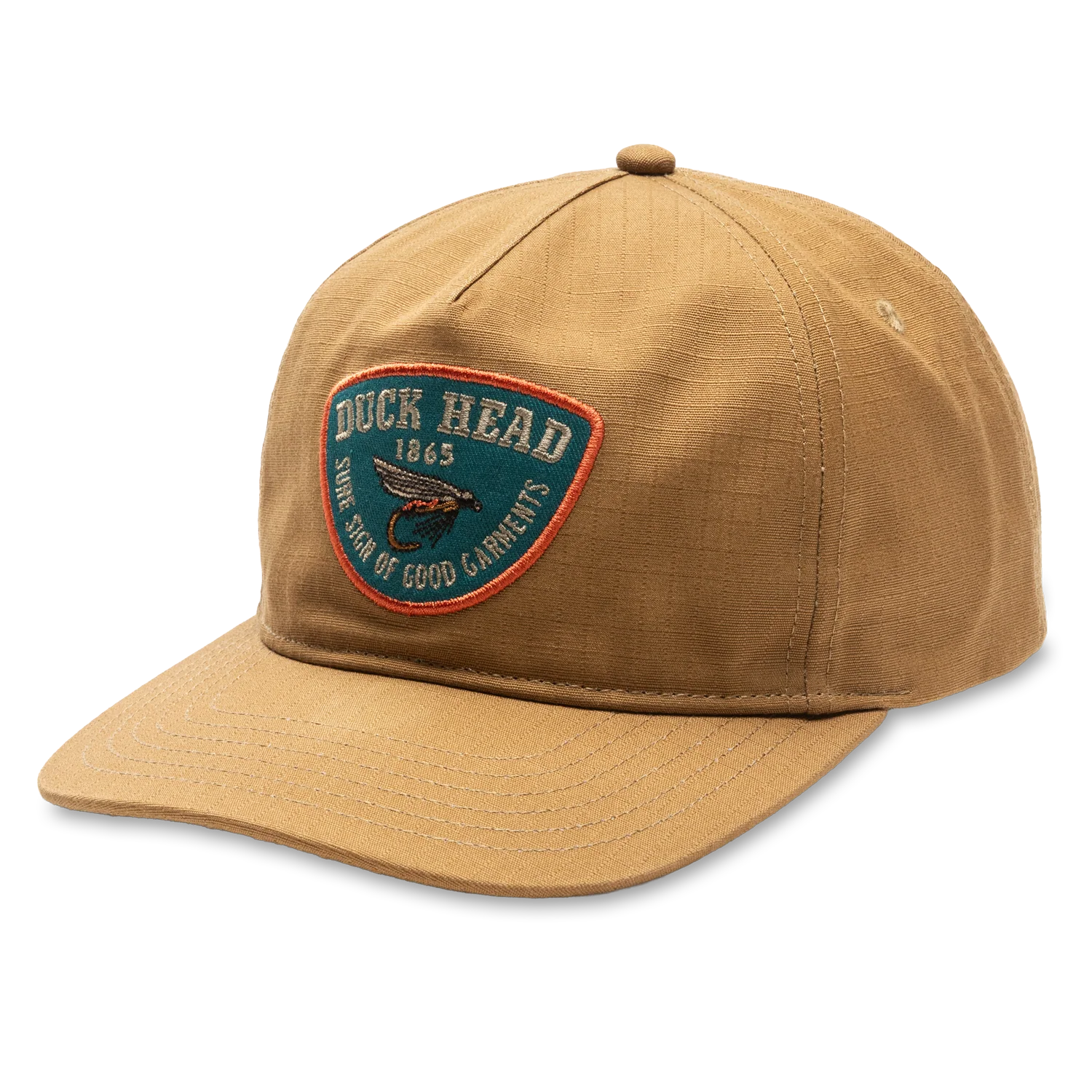 Duck Head Fly Lure Ripstop Unstructured 5-Panel Hat