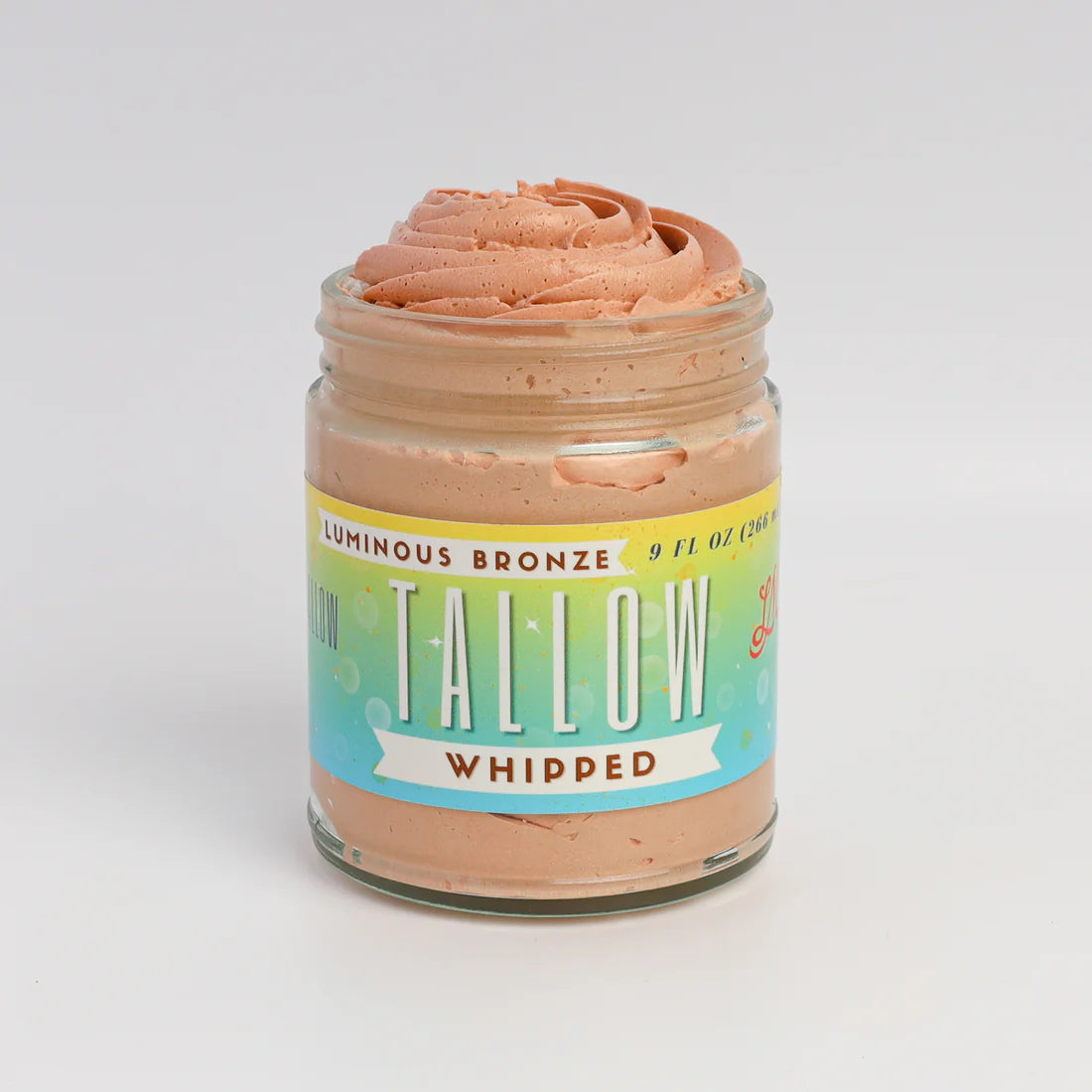 Lady May Luminous Bronze Whipped Tallow Moisturizer - Natural Bronzing Body Butter with Mica