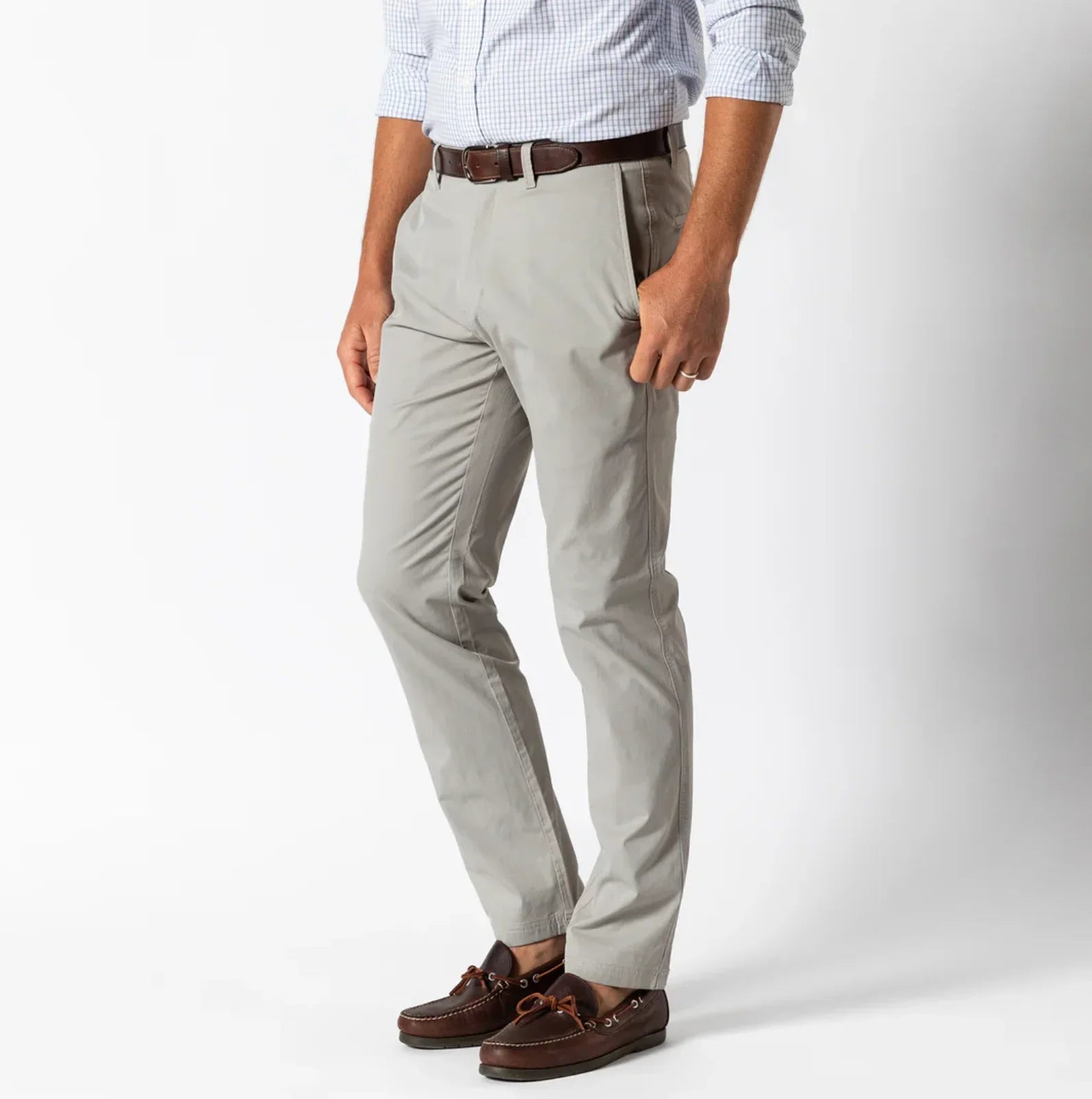 man wearing Duck Head Harbor Chino Classic Fit Pants