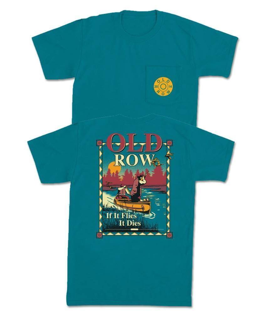 Old Row if it Flies it Dies Pocket Tee